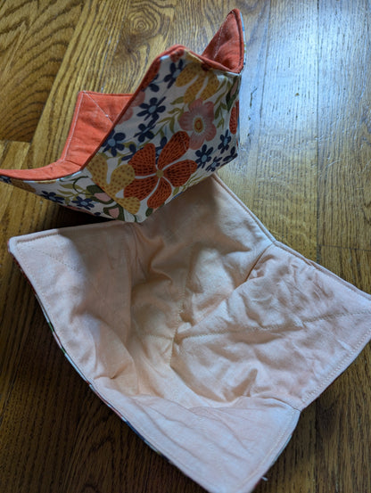 Floral Print Bowl Cozy