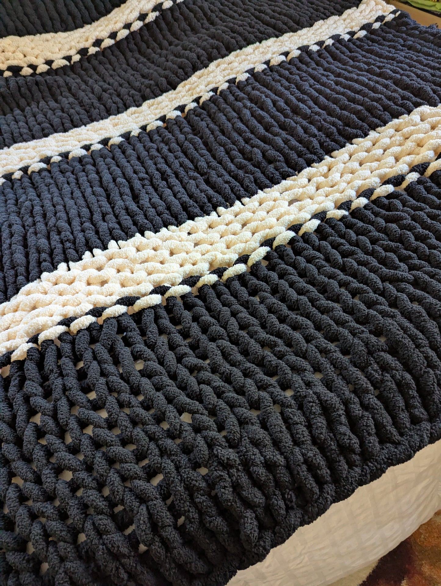 Hand Knit blanket