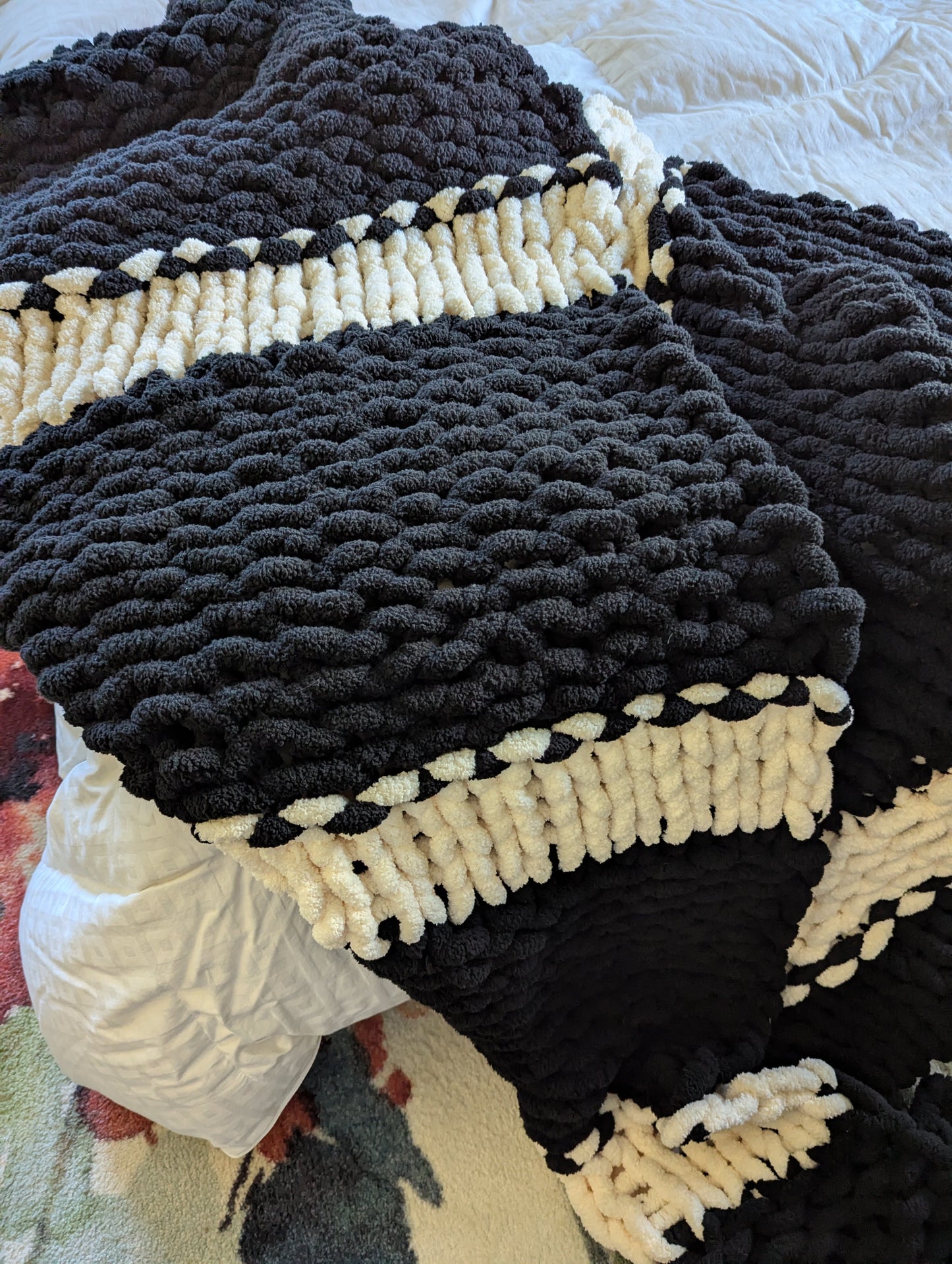 Hand Knit blanket