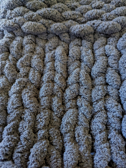 Hand Knit Lap Blanket