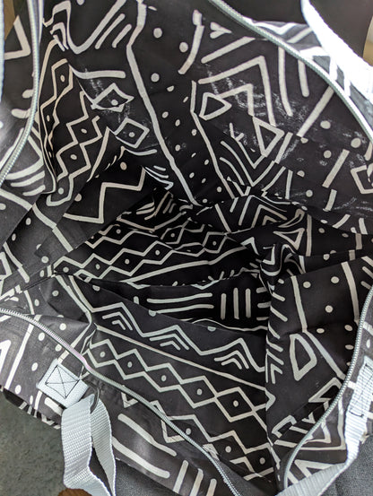Black Print - Collapsible Bag