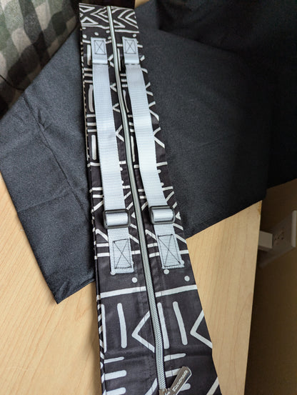 Black Print - Collapsible Bag